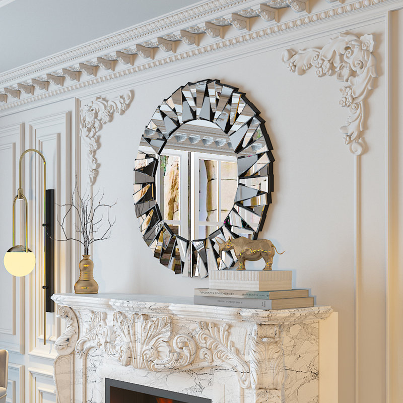 Mercer41 Imiya Frameless Beveled Wall Mirror & Reviews | Wayfair